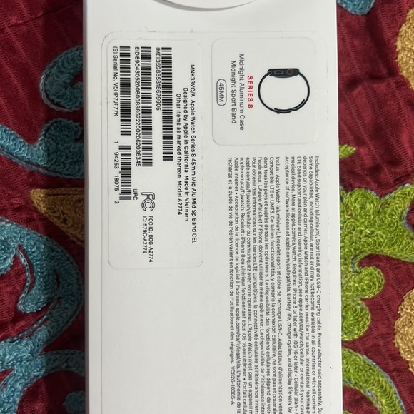 Apple watch Series 8 GPS + Cellular 45 mm midnight aluminium - Picture 2 of 8